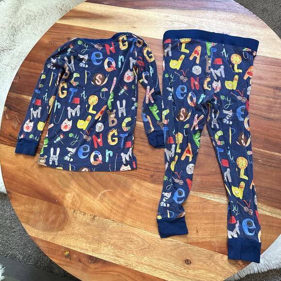 Little Sleepies 18-24M Alphabet Friends Bamboo Long Sleeve Two Piece Pajamas - Picture 4 of 4